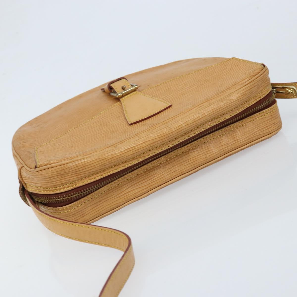 LOUIS VUITTON Epi Jeune Fille MM Shoulder Bag Beige M52156 LV Auth ARZ487