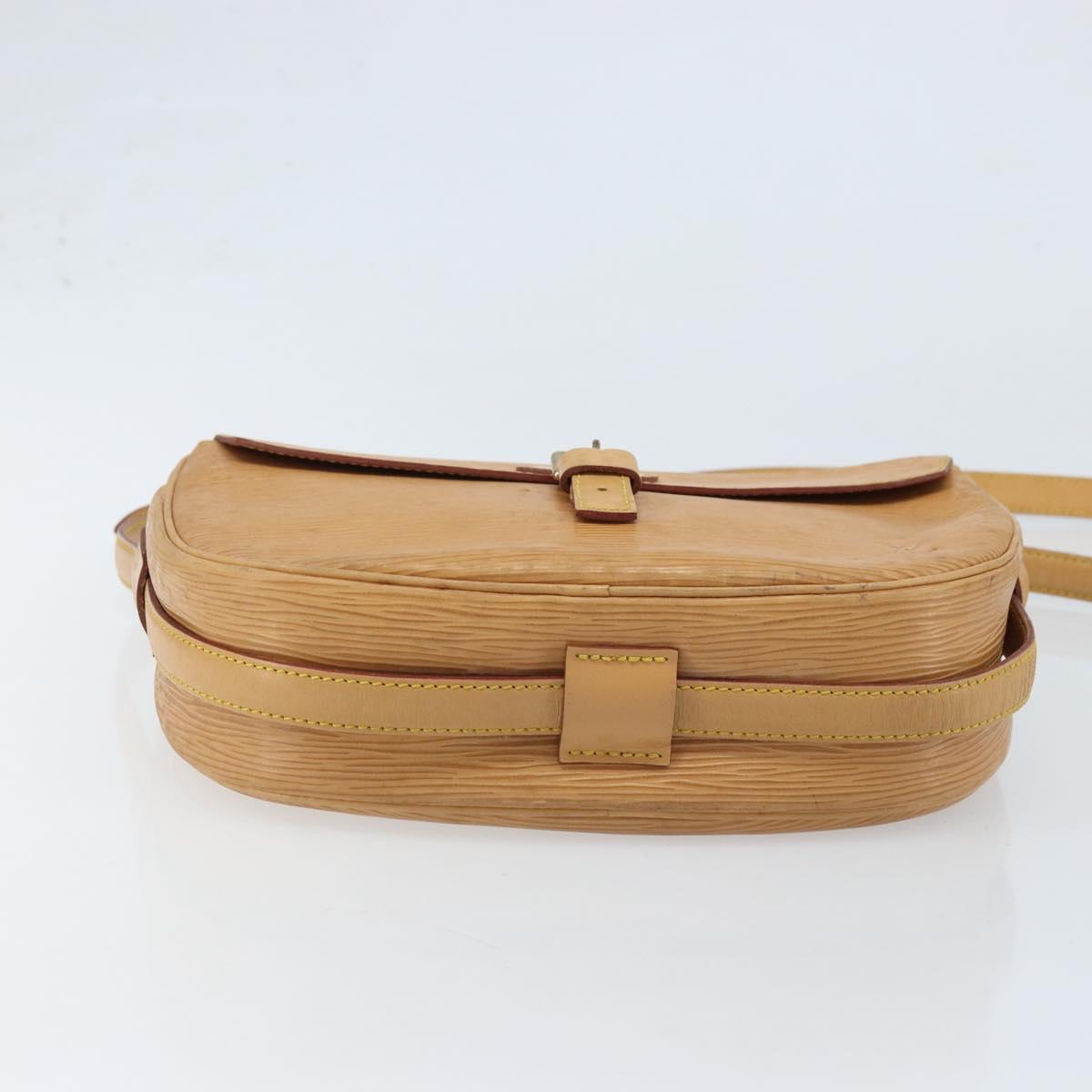 LOUIS VUITTON Epi Jeune Fille MM Shoulder Bag Beige M52156 LV Auth ARZ487