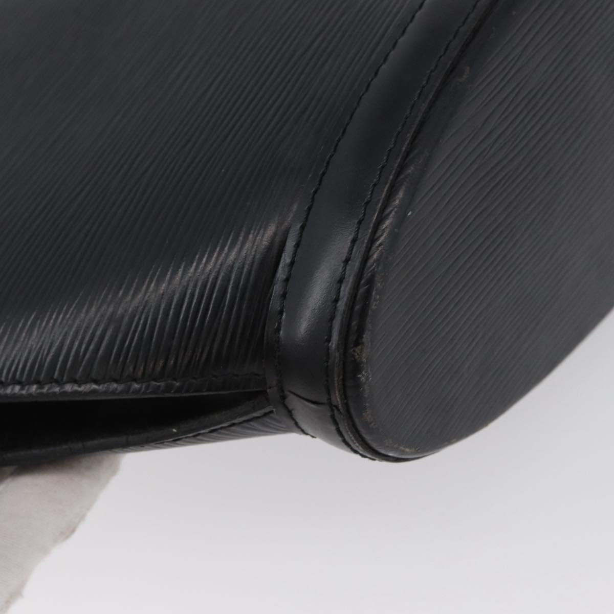 LOUIS VUITTON Epi Saint Jacques Hand Bag Black M52272 LV Auth ARZ500