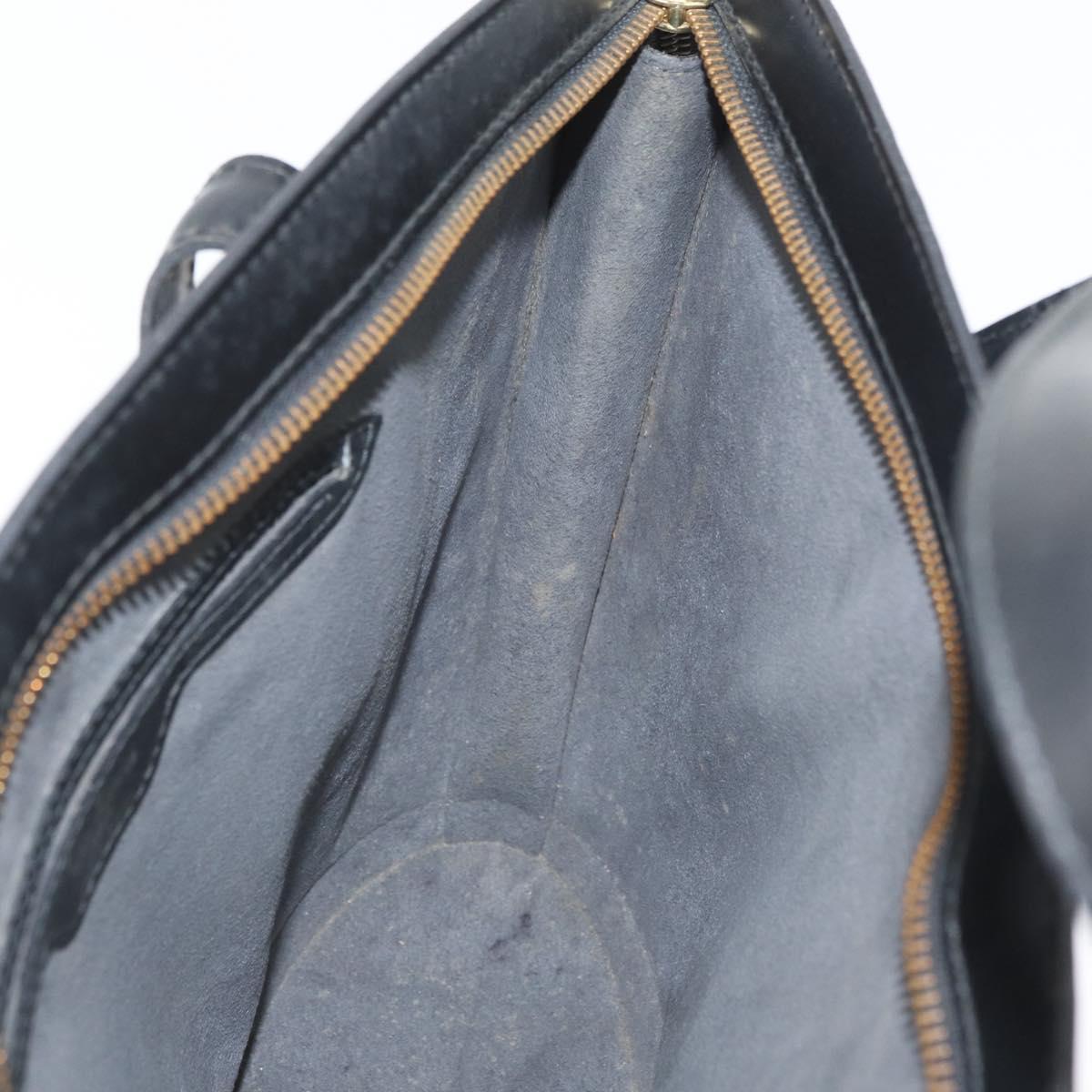 LOUIS VUITTON Epi Saint Jacques Hand Bag Black M52272 LV Auth ARZ500