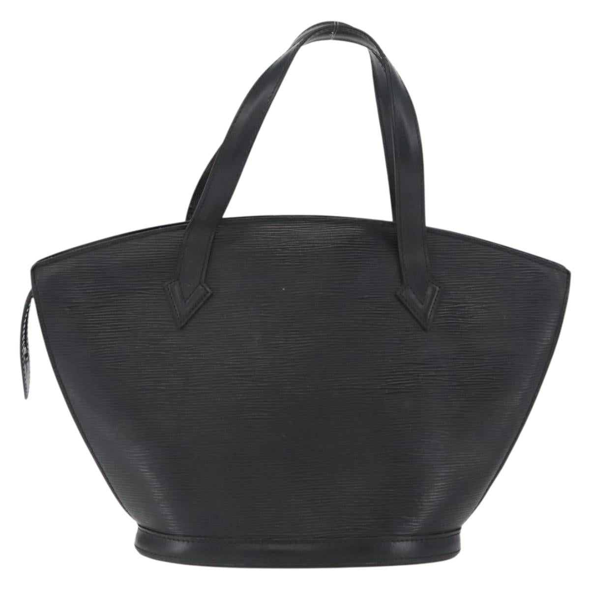 LOUIS VUITTON Epi Saint Jacques Hand Bag Black M52272 LV Auth ARZ500