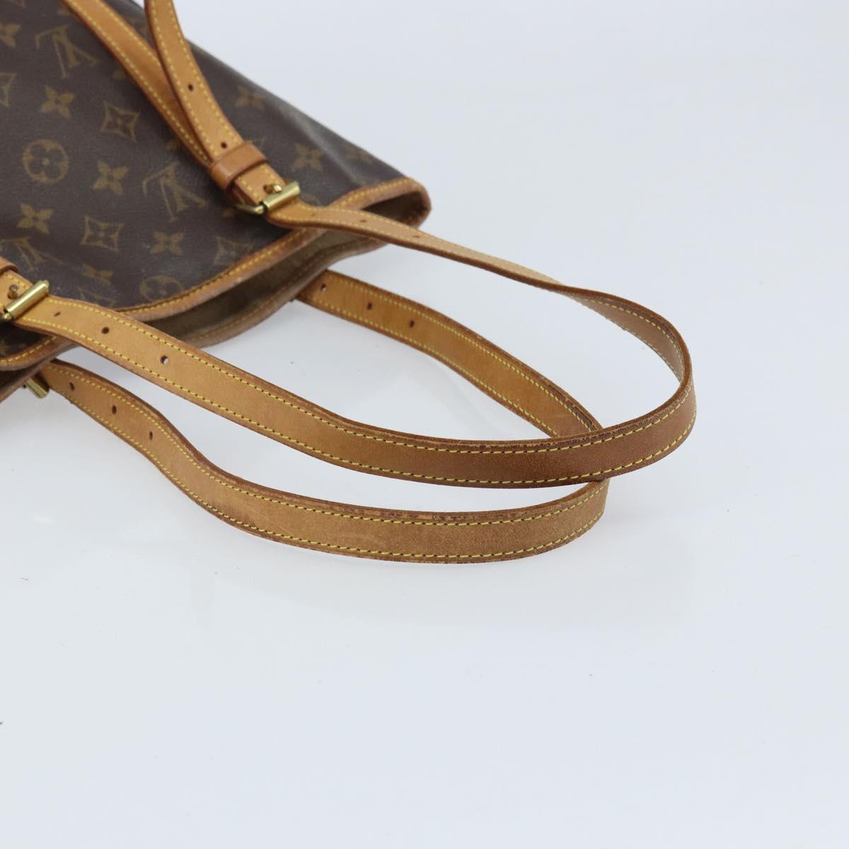 LOUIS VUITTON Monogram Bucket GM Shoulder Bag M42236 LV Auth ARZ501