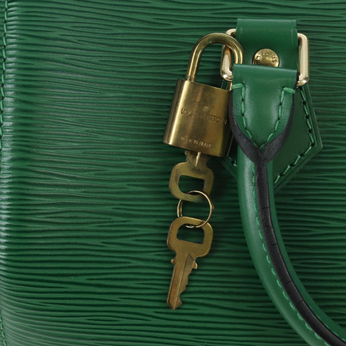 LOUIS VUITTON Epi Speedy 25 Hand Bag Borneo Green M43014 LV Auth ARZ513SAV