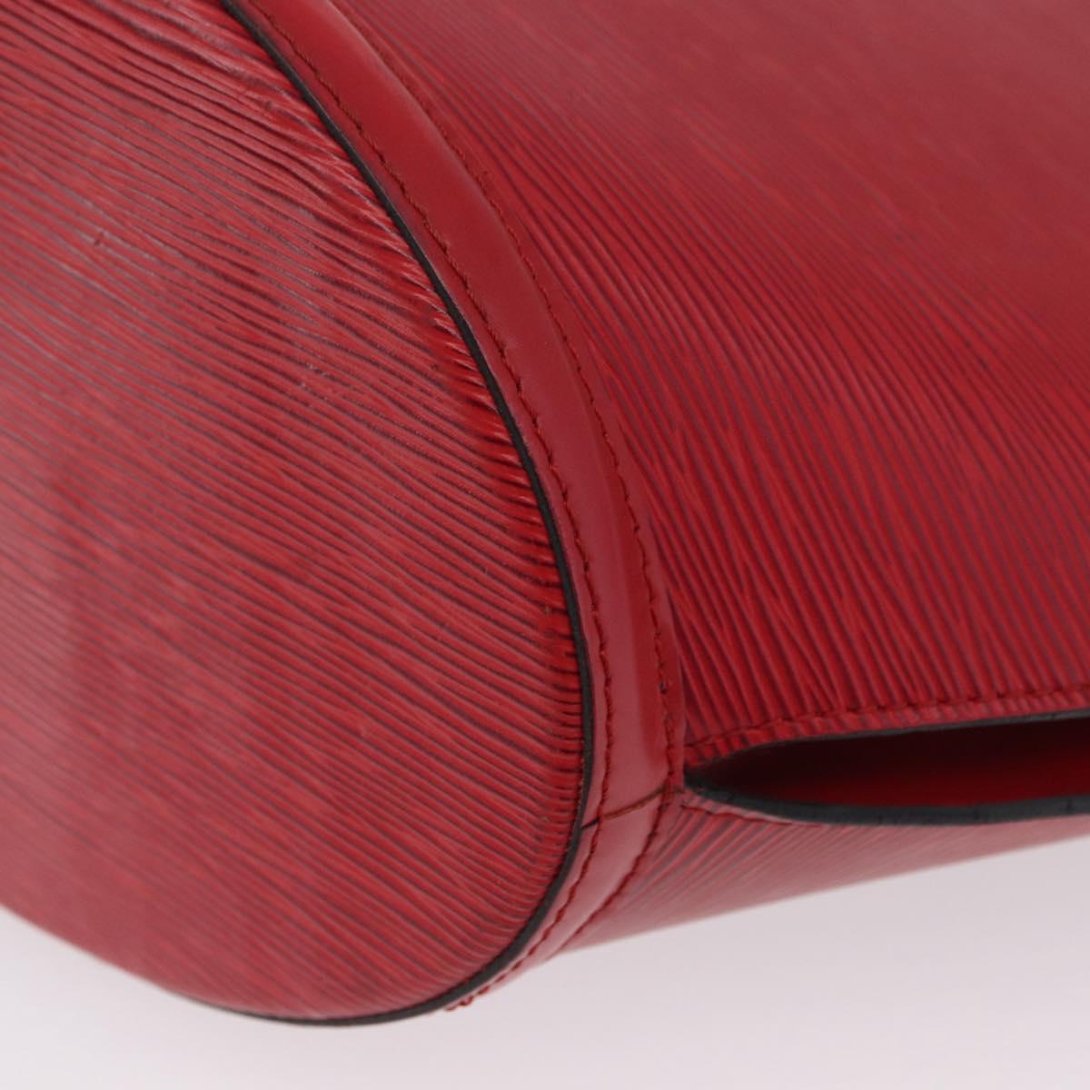 LOUIS VUITTON Epi Saint Jacques Shopping Shoulder Bag Red M52277 LV Auth ARZ515