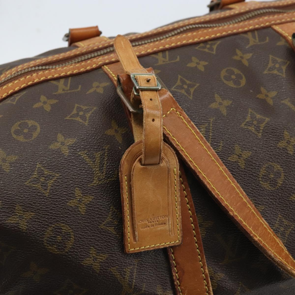 LOUIS VUITTON Monogram Sac Souple 45 Boston Bag M41624 LV Auth ARZ518