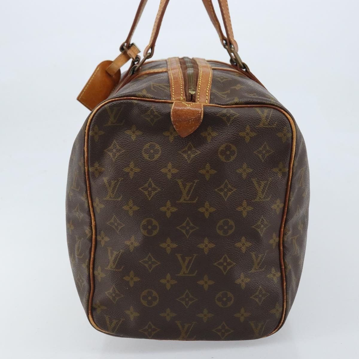 LOUIS VUITTON Monogram Sac Souple 45 Boston Bag M41624 LV Auth ARZ518