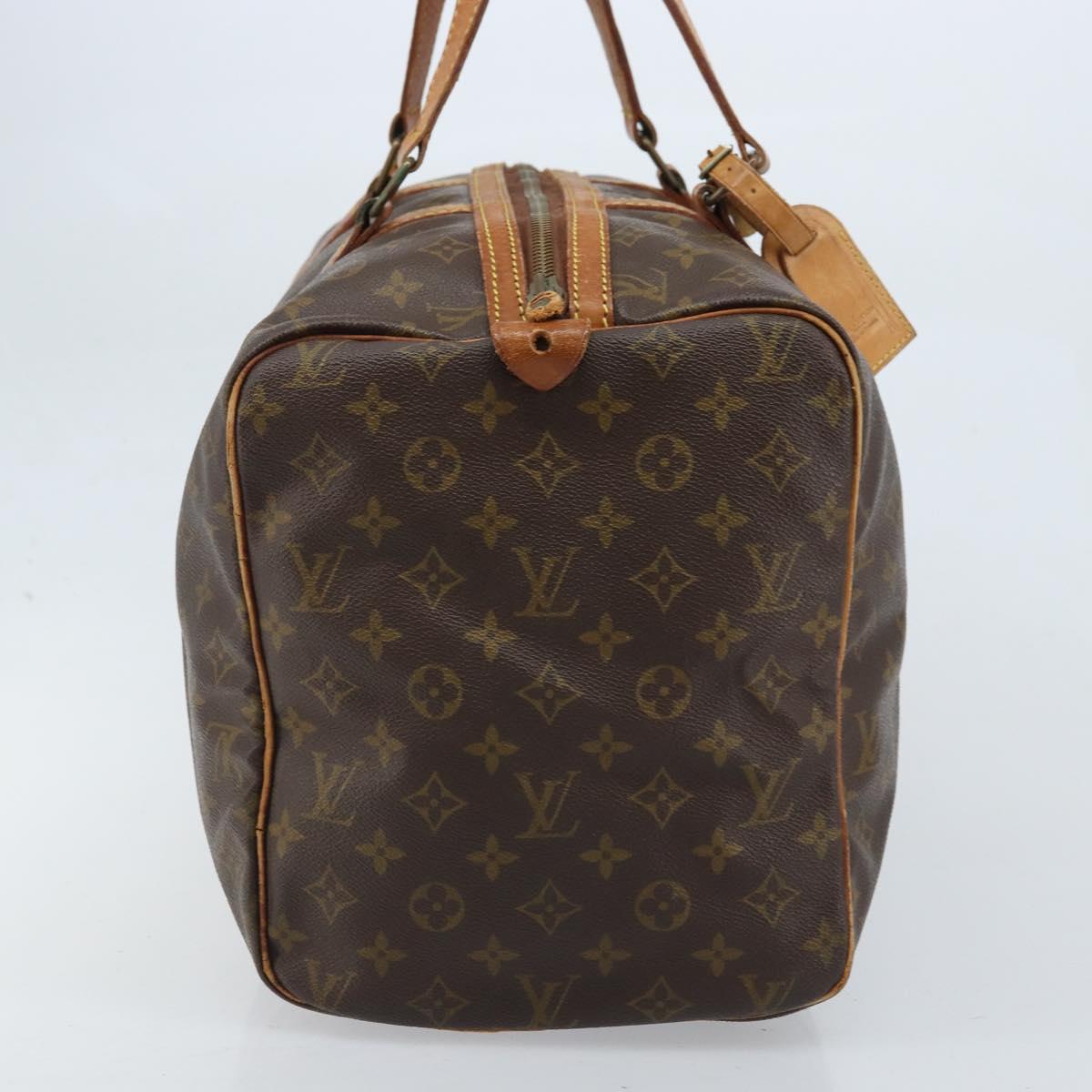 LOUIS VUITTON Monogram Sac Souple 45 Boston Bag M41624 LV Auth ARZ518