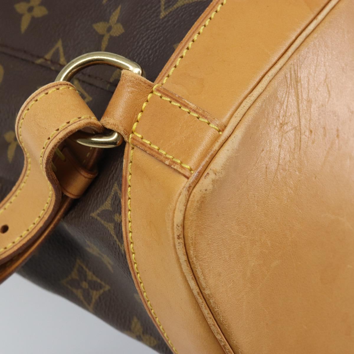 LOUIS VUITTON Monogram Montsouris GM Backpack M51135 LV Auth ARZ520A
