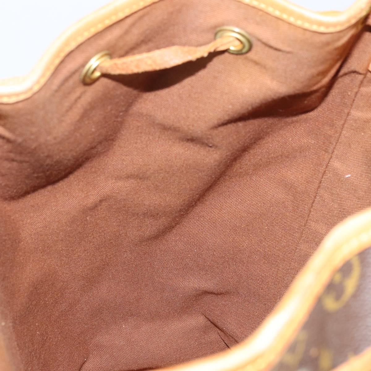 LOUIS VUITTON Monogram Montsouris GM Backpack M51135 LV Auth ARZ520A