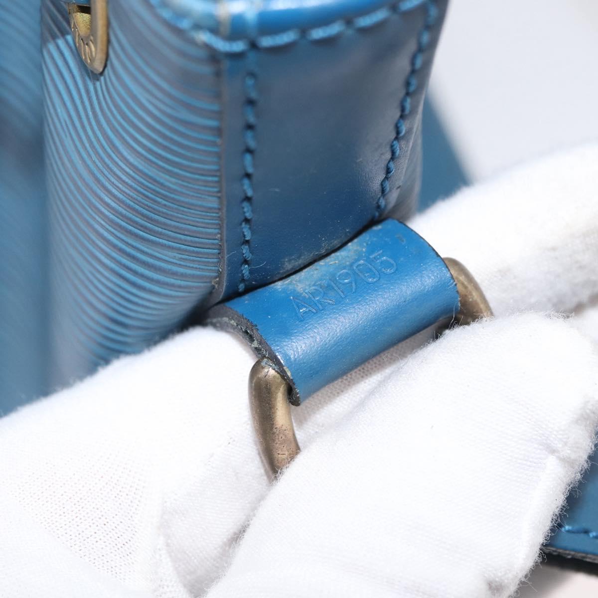 LOUIS VUITTON Epi Petit Noe Shoulder Bag Blue M44105 LV Auth ARZ531
