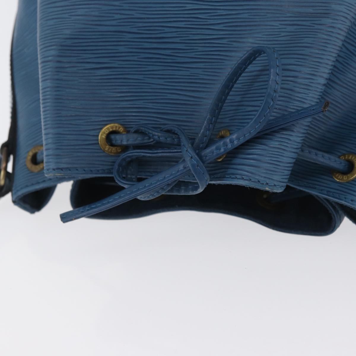 LOUIS VUITTON Epi Petit Noe Shoulder Bag Blue M44105 LV Auth ARZ531