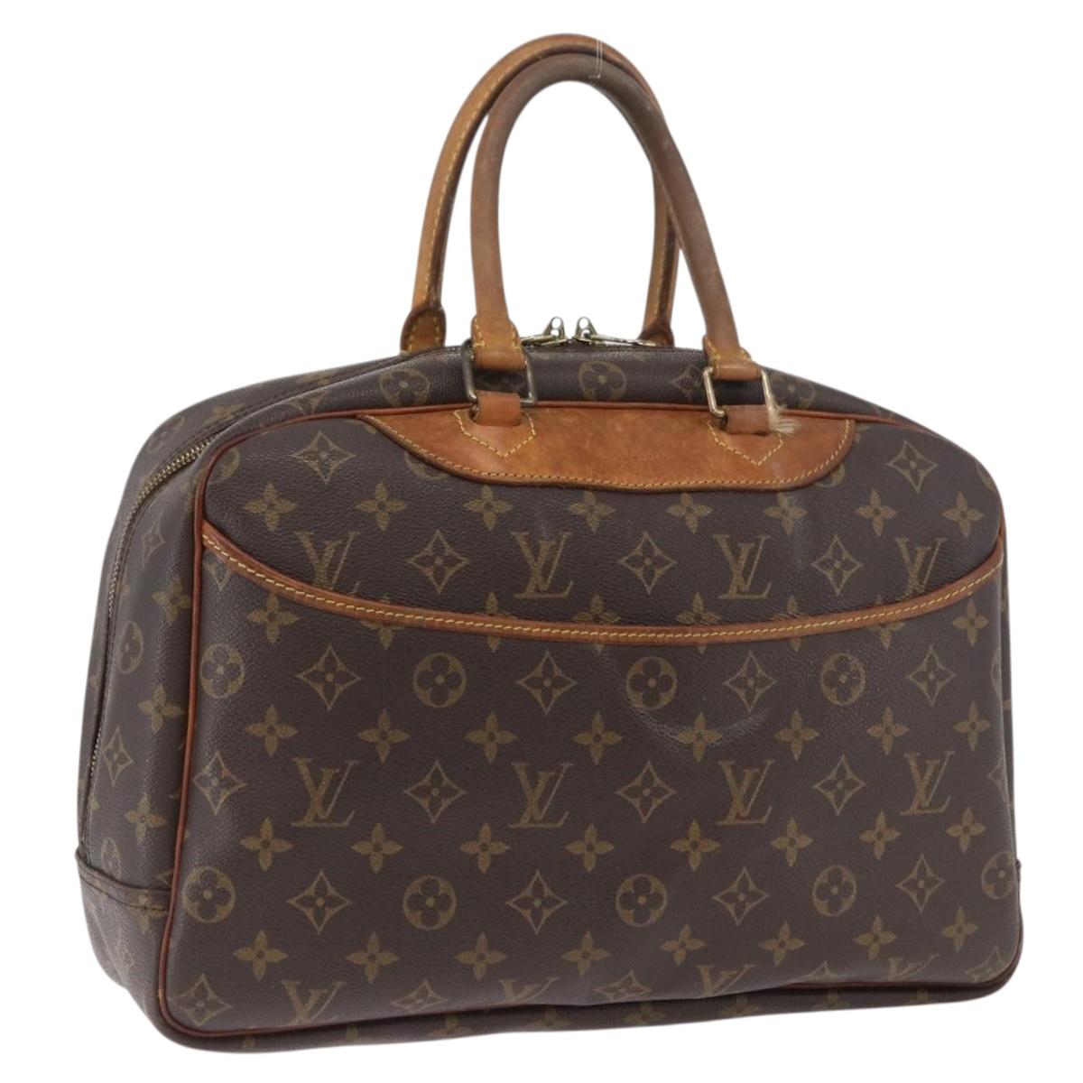 LOUIS VUITTON Monogram Deauville Hand Bag M47270 LV Auth ARZ535