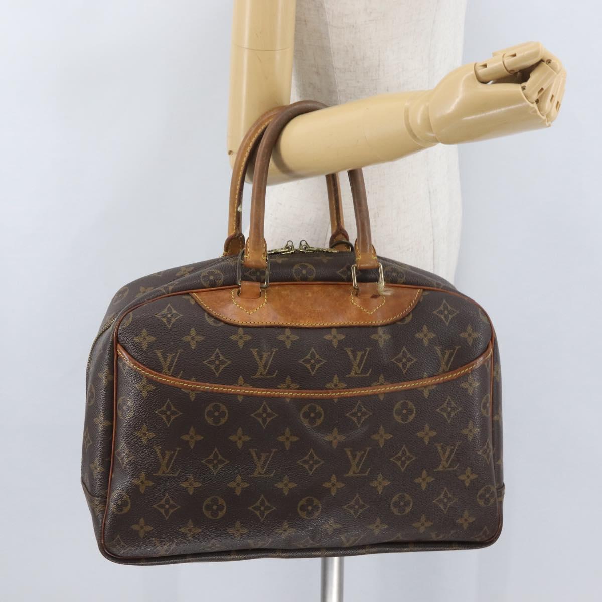 LOUIS VUITTON Monogram Deauville Hand Bag M47270 LV Auth ARZ535
