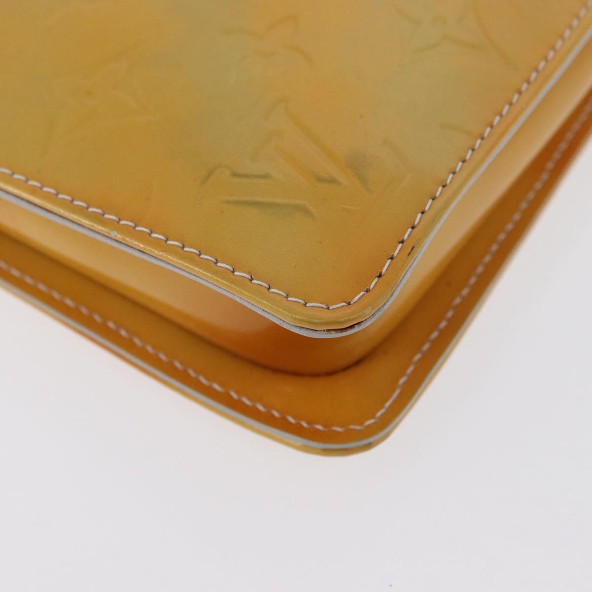 LOUIS VUITTON Monogram Vernis Lexington Pouch Gris M91056 LV Auth ARZ536