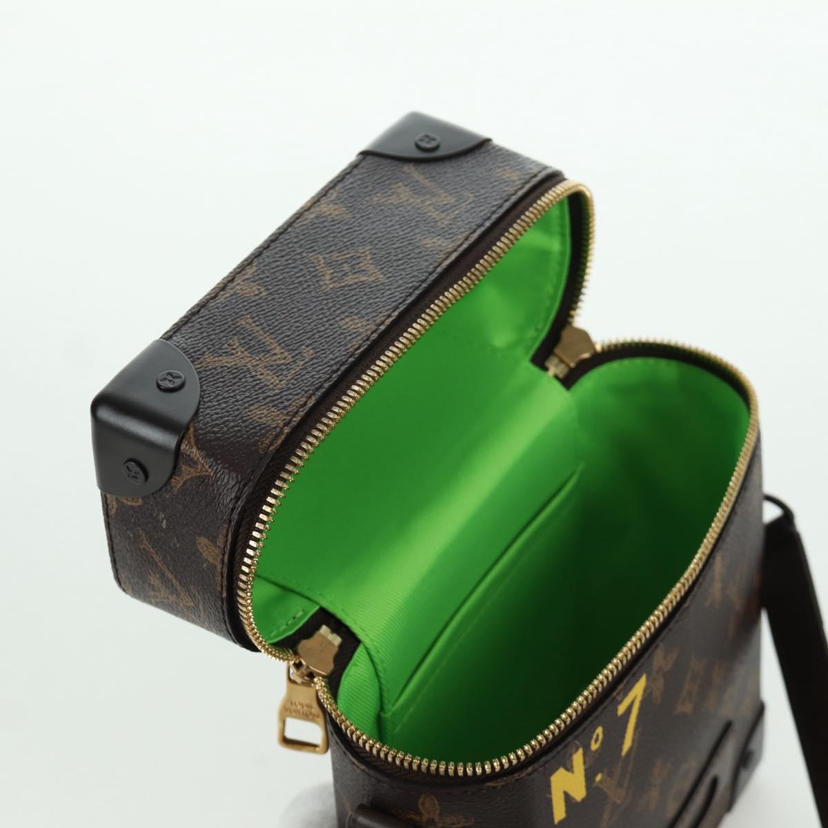 LOUIS VUITTON Monogram Vertical Box Trunk Shoulder Bag M59664 LV Auth ARZ543SAM