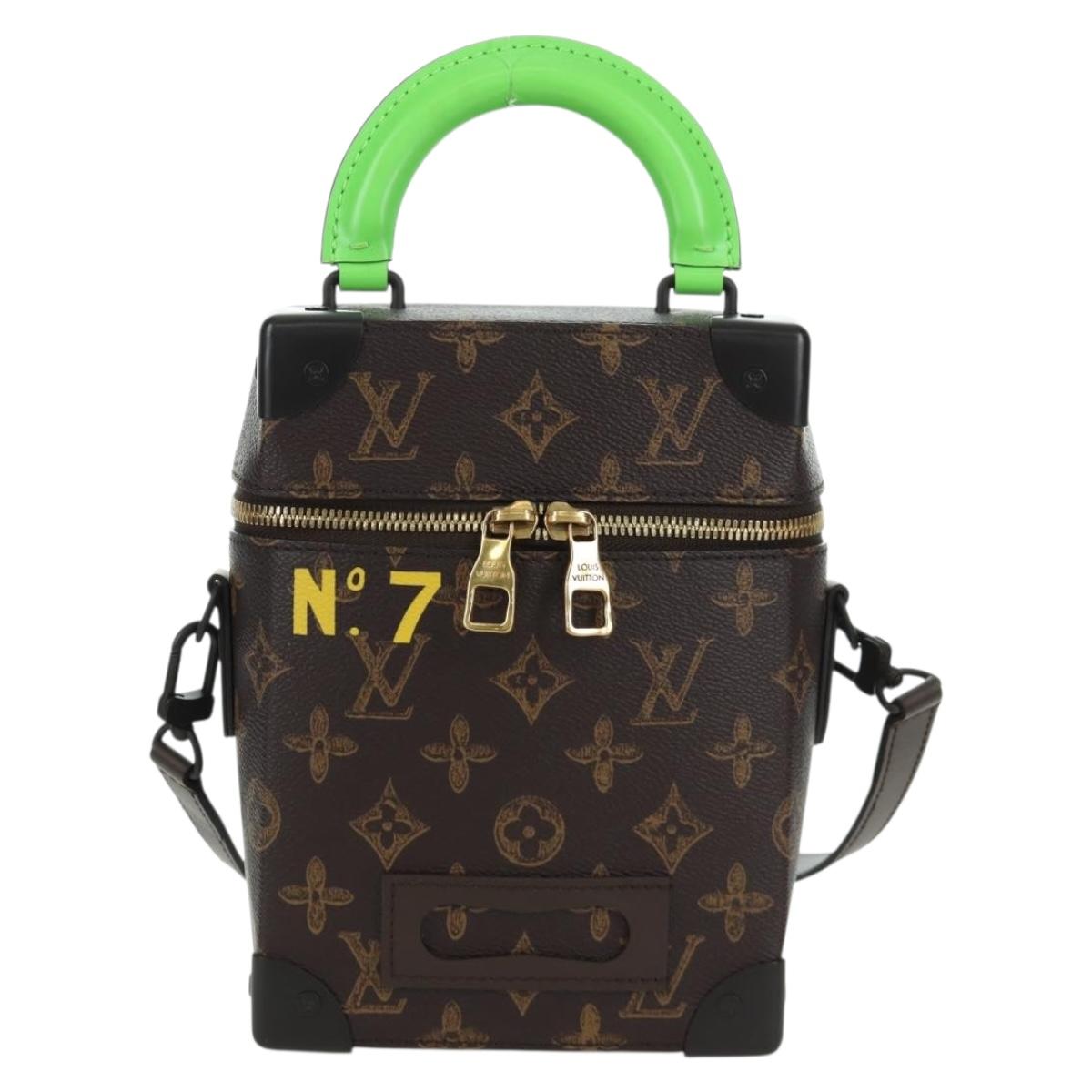 LOUIS VUITTON Monogram Vertical Box Trunk Shoulder Bag M59664 LV Auth ARZ543SAM
