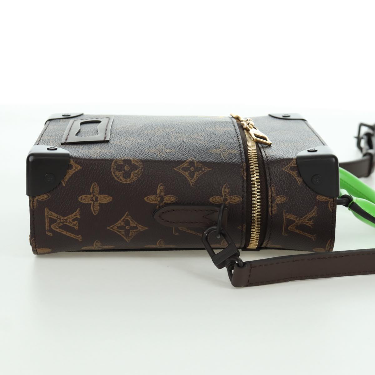 LOUIS VUITTON Monogram Vertical Box Trunk Shoulder Bag M59664 LV Auth ARZ543SAM