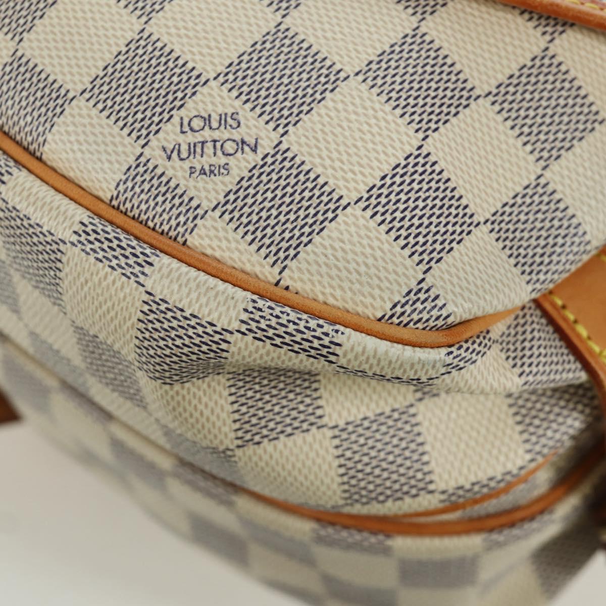 LOUIS VUITTON Damier Azur Saumur 30 Shoulder Bag SPO N48202 LV Auth ARZ546V