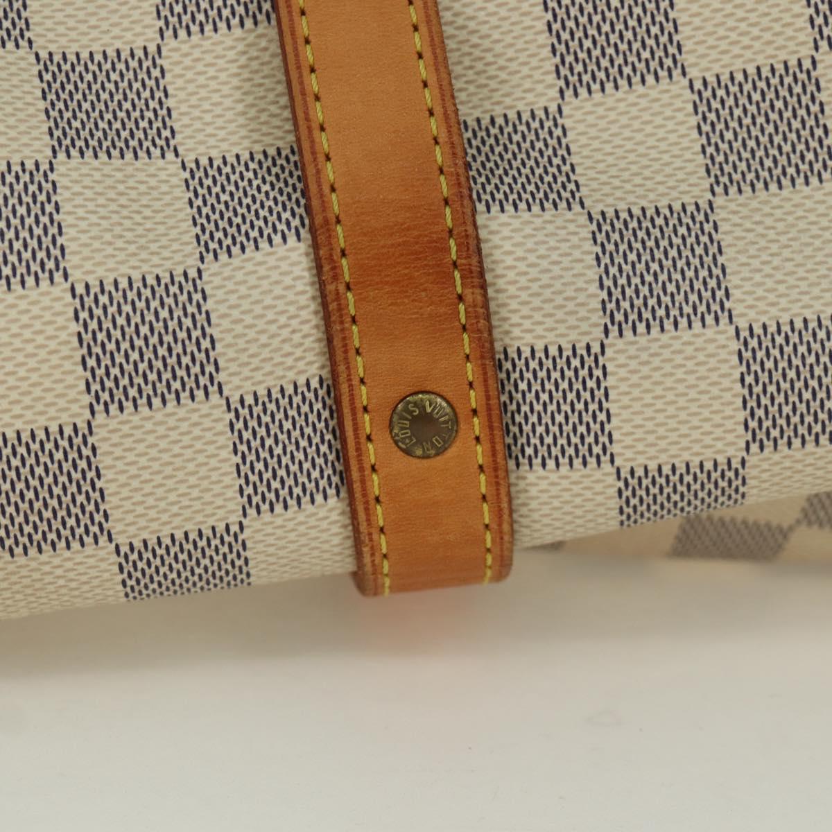 LOUIS VUITTON Damier Azur Saumur 30 Shoulder Bag SPO N48202 LV Auth ARZ546V