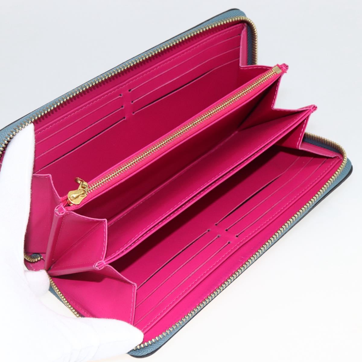 LOUIS VUITTON Vernis Zippy Wallet Long Wallet Multicolor M90520 LV Auth ARZ549M