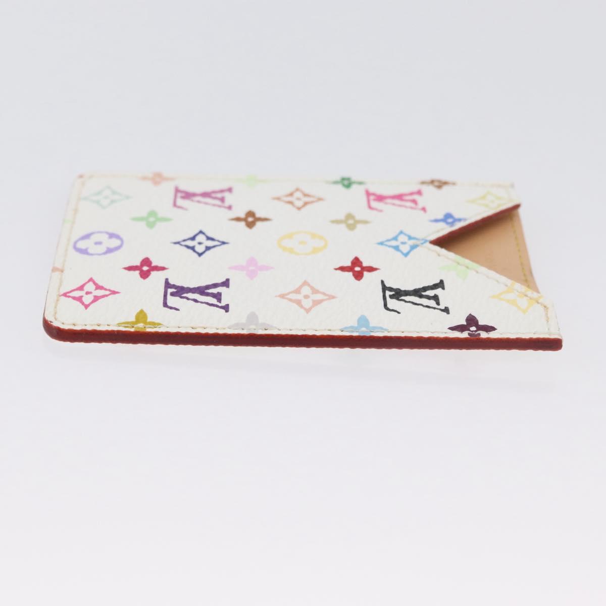 LOUIS VUITTON Monogram Multicolor Etui Miroir White M92651 LV Auth ARZ558