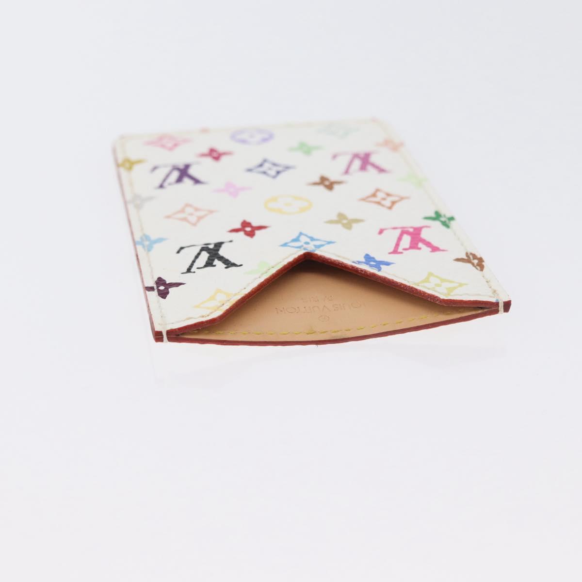LOUIS VUITTON Monogram Multicolor Etui Miroir White M92651 LV Auth ARZ558