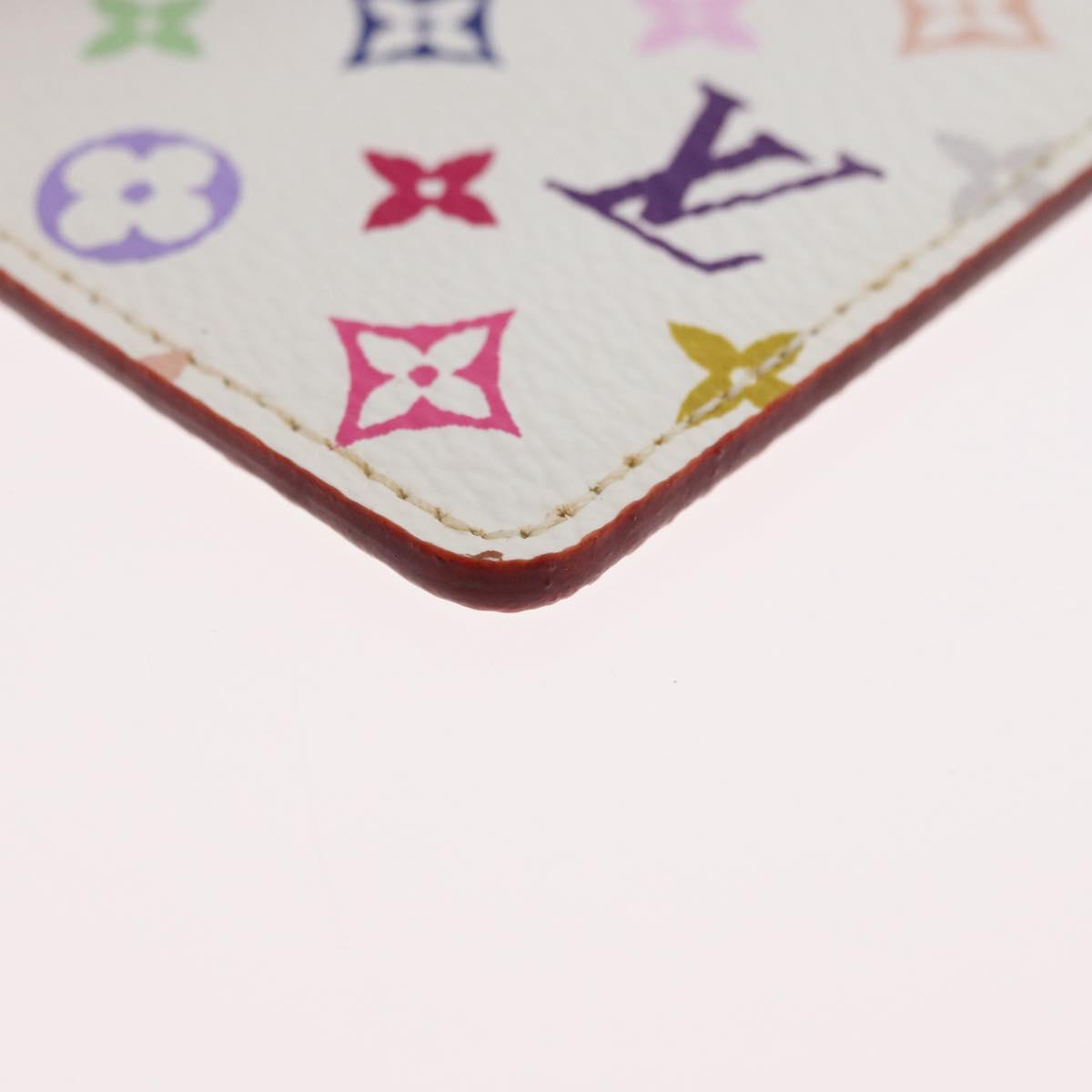 LOUIS VUITTON Monogram Multicolor Etui Miroir White M92651 LV Auth ARZ558