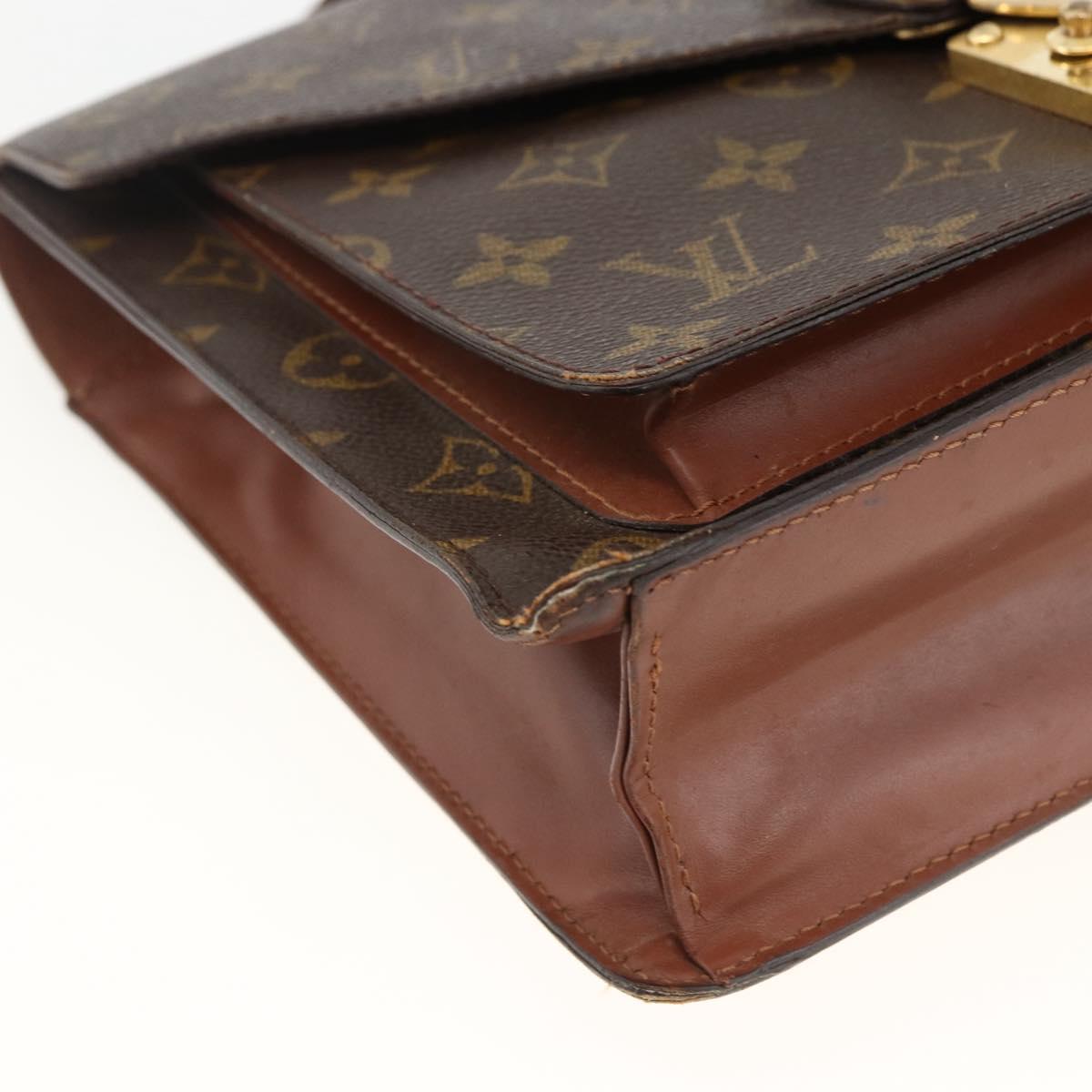 LOUIS VUITTON Monogram Monceau 28 Hand Bag 2way M51185 LV Auth ARZ613
