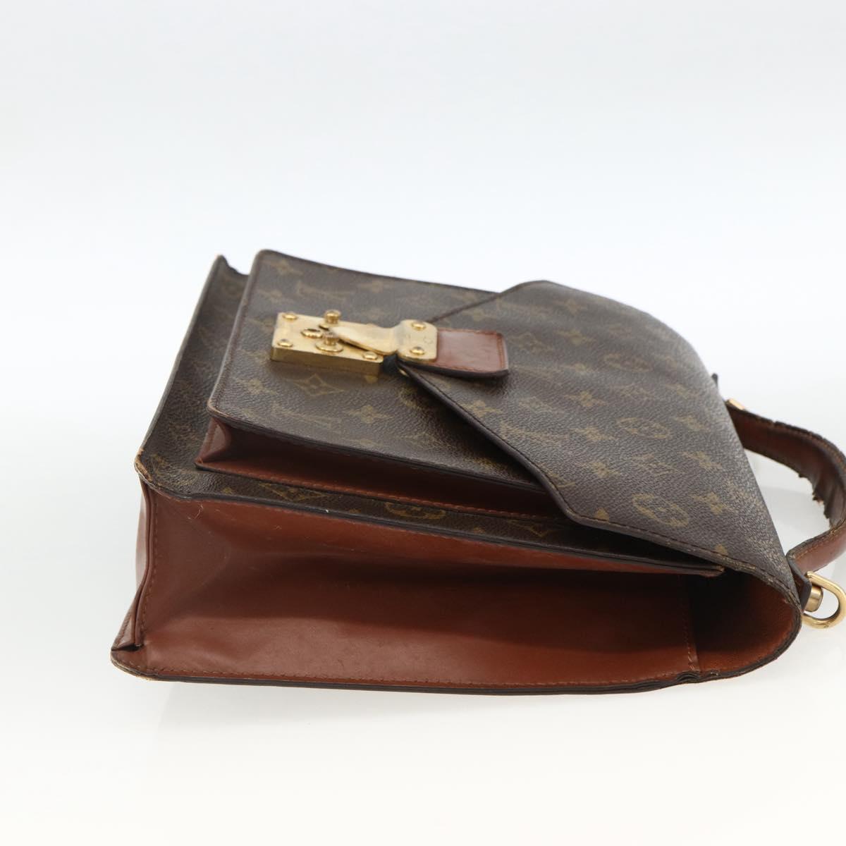 LOUIS VUITTON Monogram Monceau 28 Hand Bag 2way M51185 LV Auth ARZ613