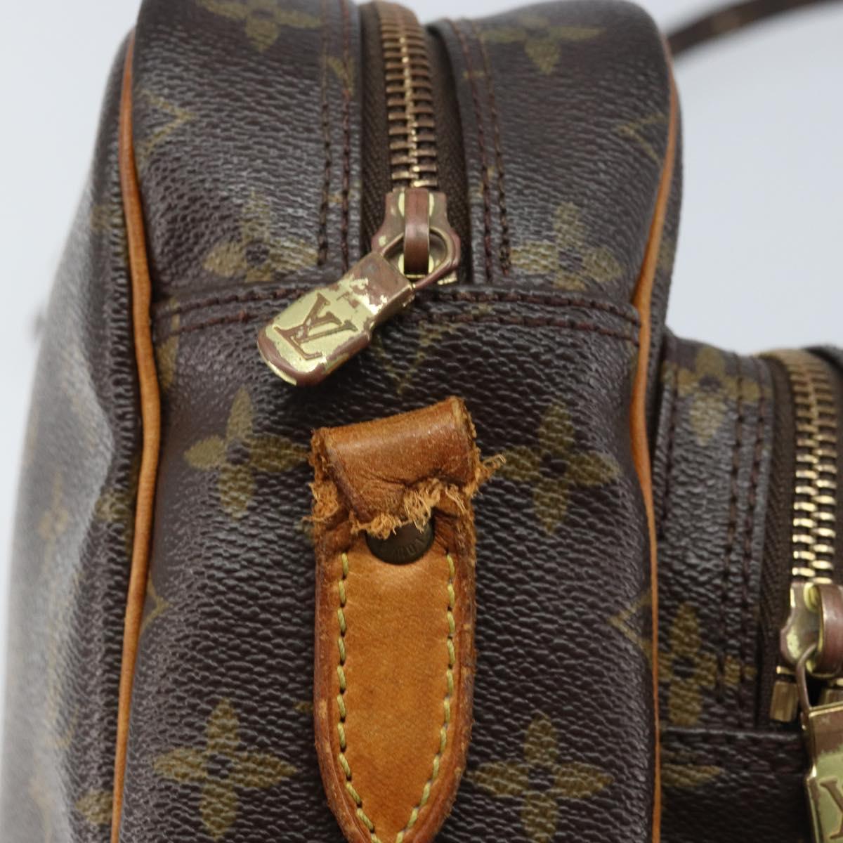 LOUIS VUITTON Monogram Nile Shoulder Bag M45244 LV Auth ARZ635