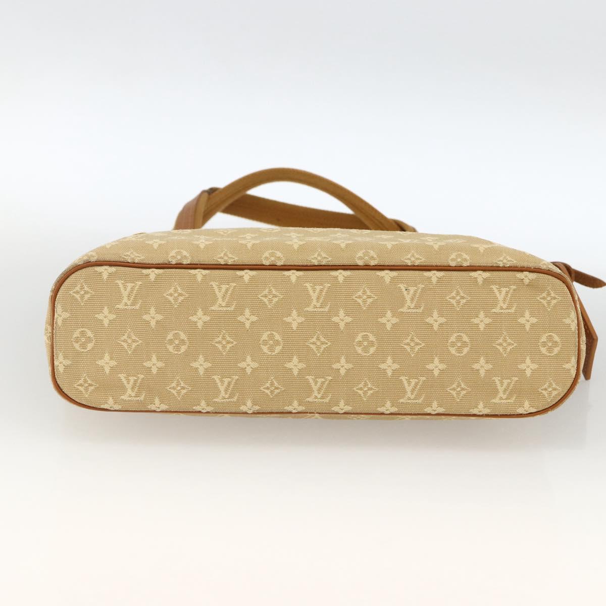 LOUIS VUITTON Monogram Mini Lucille PM Hand Bag Beige M92684 LV Auth ARZ644A