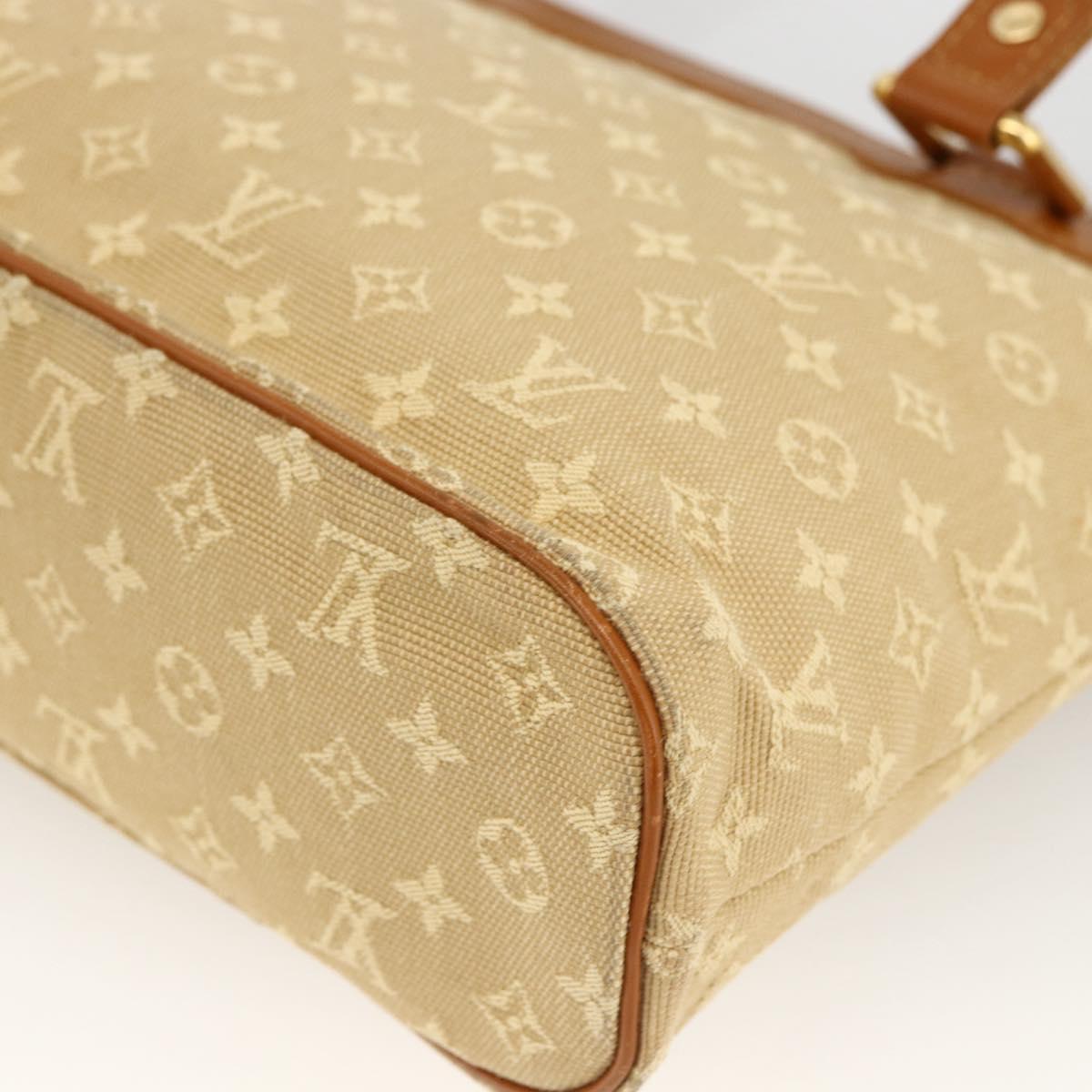 LOUIS VUITTON Monogram Mini Lucille PM Hand Bag Beige M92684 LV Auth ARZ644A