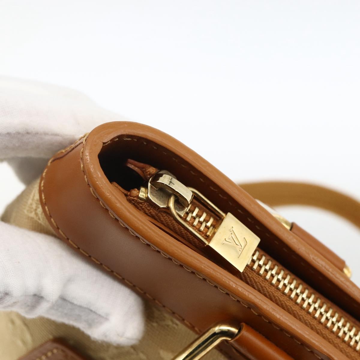 LOUIS VUITTON Monogram Mini Lucille PM Hand Bag Beige M92684 LV Auth ARZ644A
