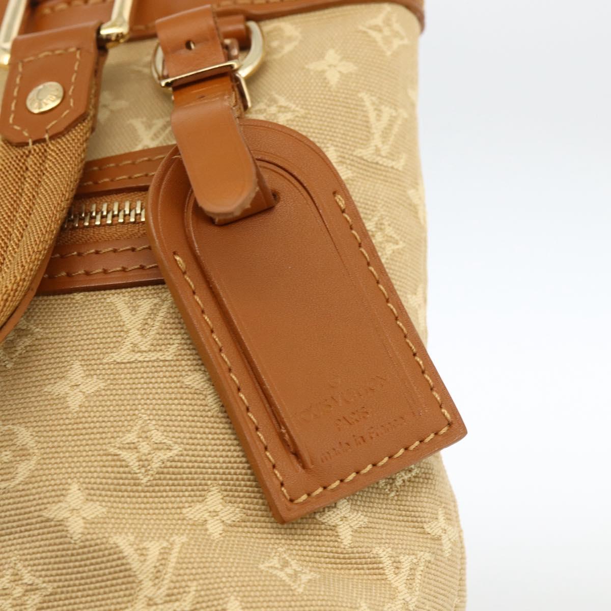 LOUIS VUITTON Monogram Mini Lucille PM Hand Bag Beige M92684 LV Auth ARZ644A