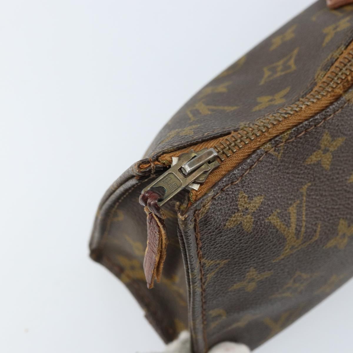 LOUIS VUITTON Monogram Sac Triangle Hand Bag M51360 LV Auth ARZ651