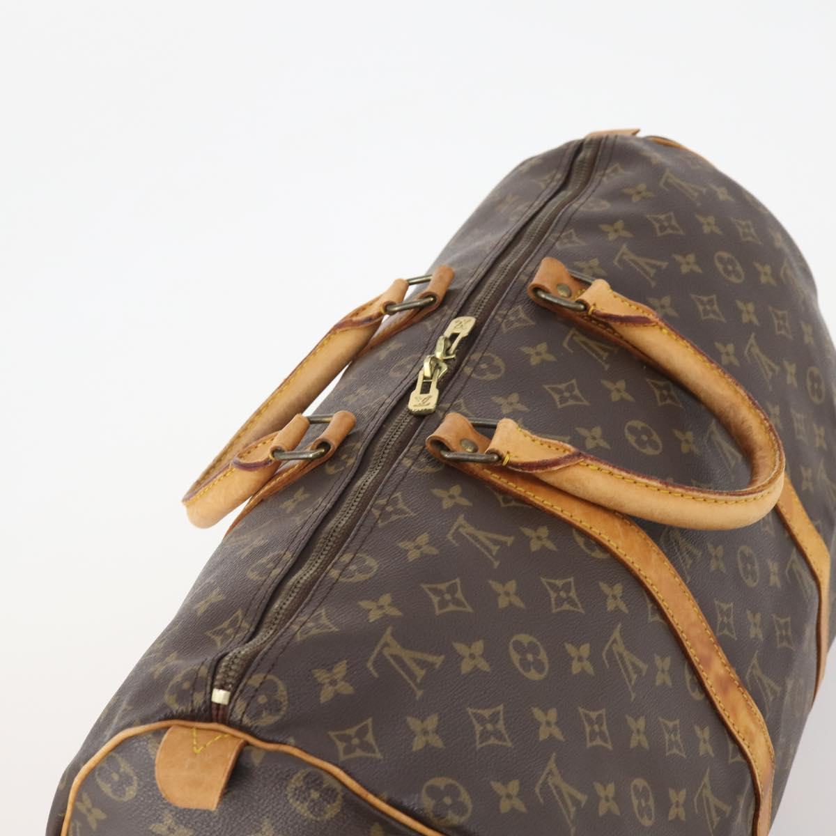 LOUIS VUITTON Monogram Keepall 50 Boston Bag M41426 LV Auth ARZ655