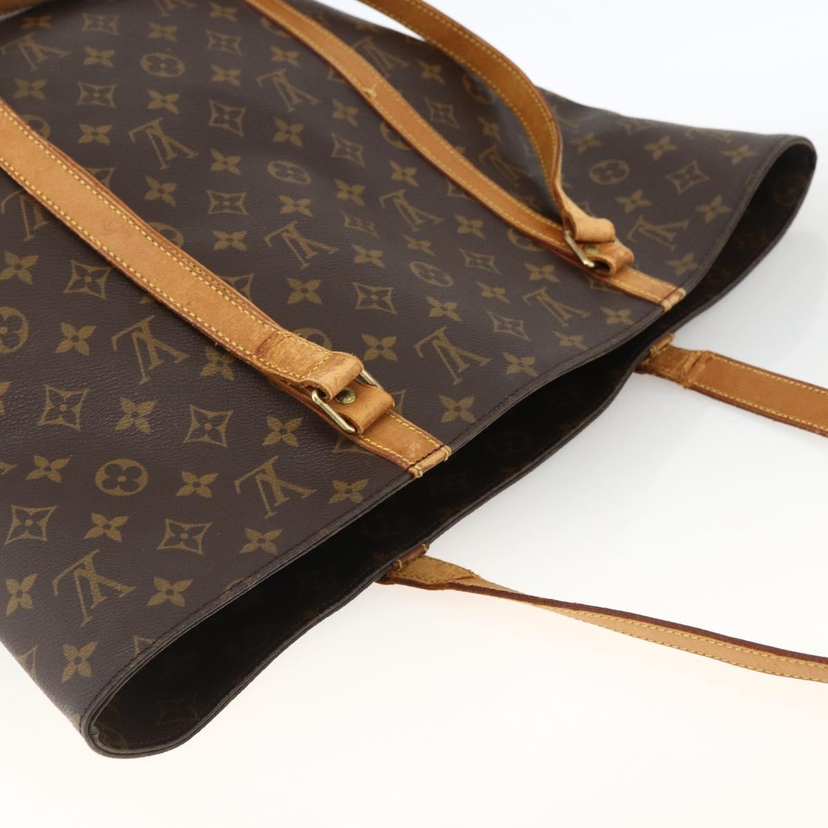 LOUIS VUITTON Monogram Sac Shopping Tote Bag M51108 LV Auth ARZ656