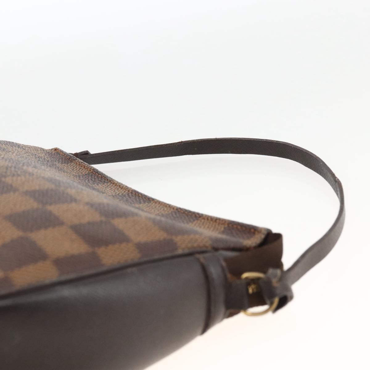 LOUIS VUITTON Damier Ebene Trousse Makeup Pouch N51982 LV Auth ARZ687A