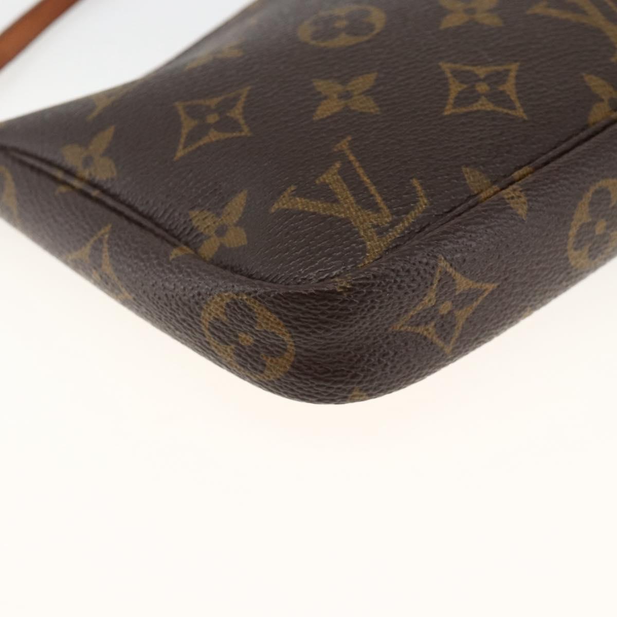 LOUIS VUITTON Monogram Pochette Accessoires Pouch M51980 LV Auth ARZ704