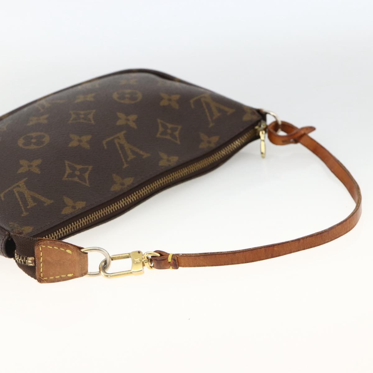 LOUIS VUITTON Monogram Pochette Accessoires Pouch M51980 LV Auth ARZ704