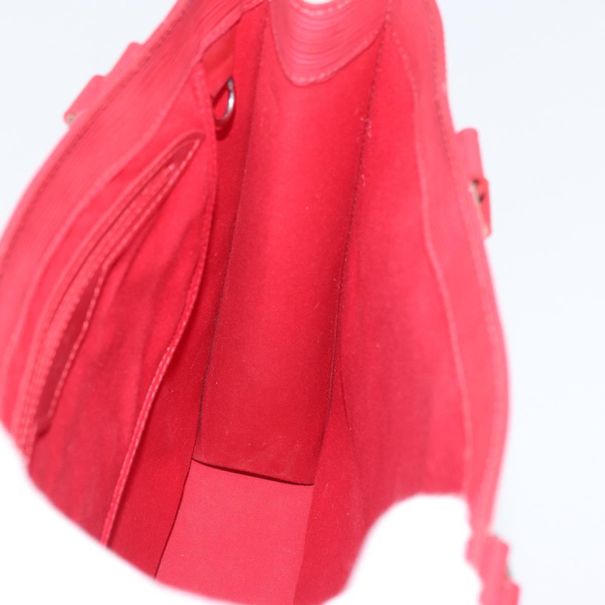 LOUIS VUITTON Epi Sac Plat Hand Bag Red M5274E LV Auth BSZ701A