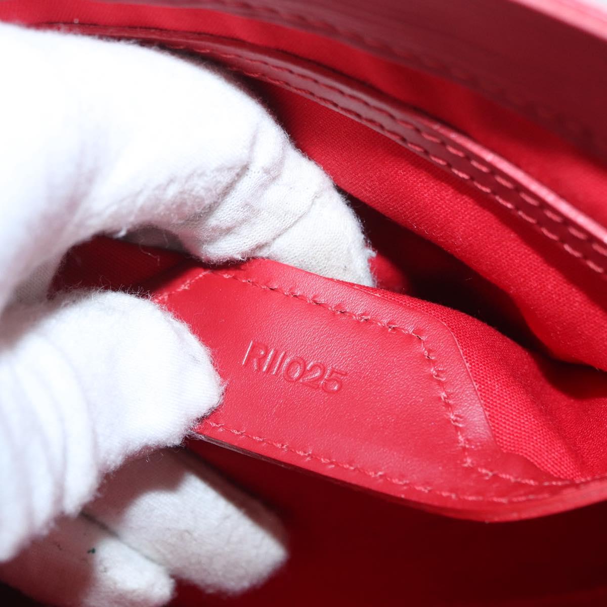 LOUIS VUITTON Epi Sac Plat Hand Bag Red M5274E LV Auth BSZ701A