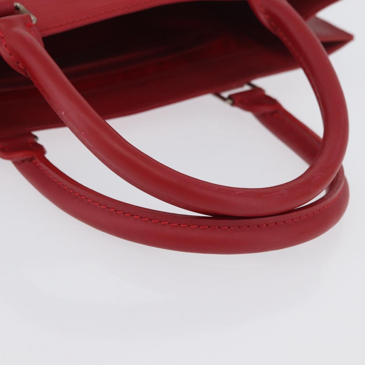 LOUIS VUITTON Epi Sac Plat Hand Bag Red M5274E LV Auth BSZ701A