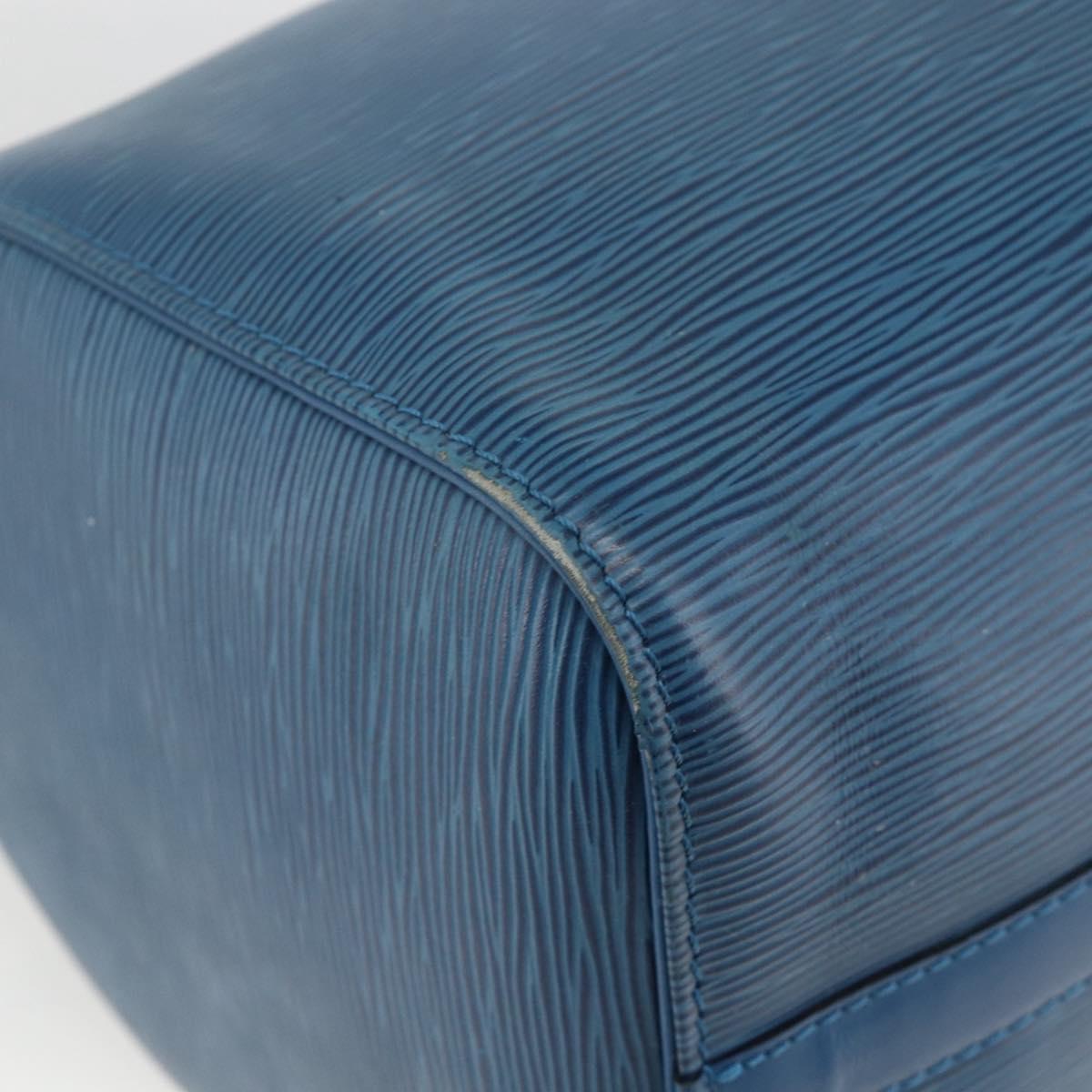 LOUIS VUITTON Epi Speedy 30 Hand Bag Toledo Blue M43005 LV Auth BSZ702A