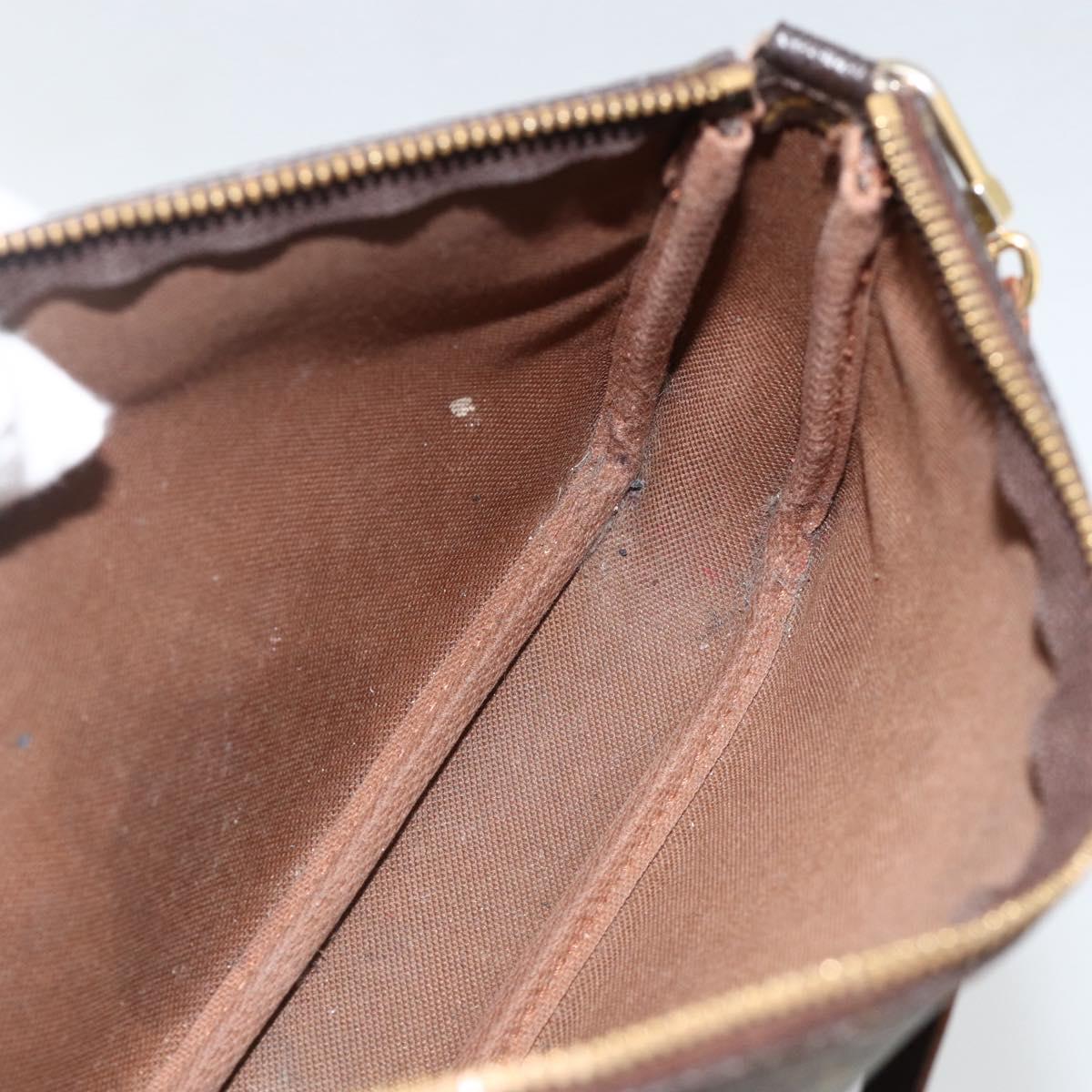 LOUIS VUITTON Monogram graffiti Pochette Pouch Khaki M92191 LV Auth BSZ705A