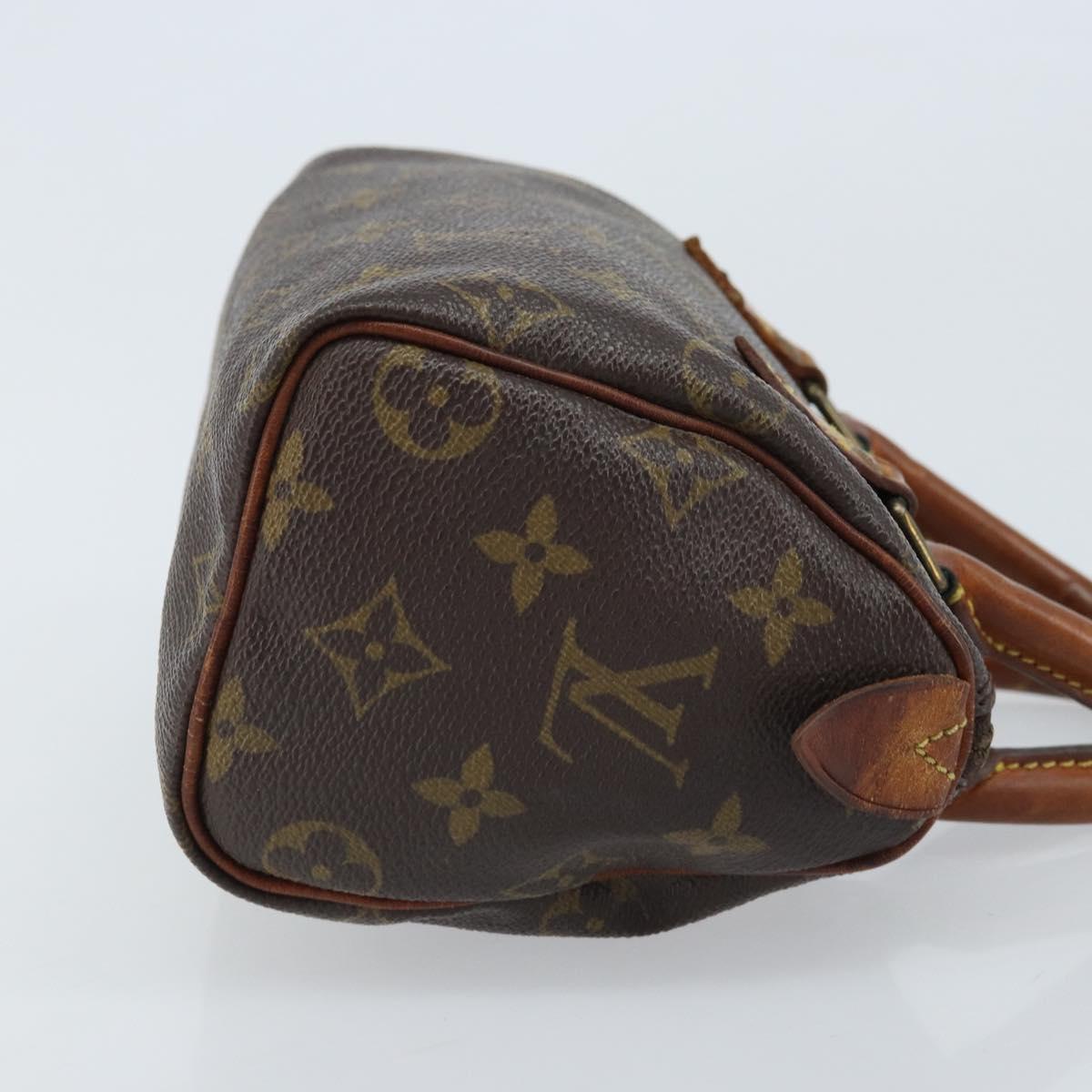 LOUIS VUITTON Monogram Mini Speedy Bandouliere Japon 88 Bag M99014 Auth ARZ749