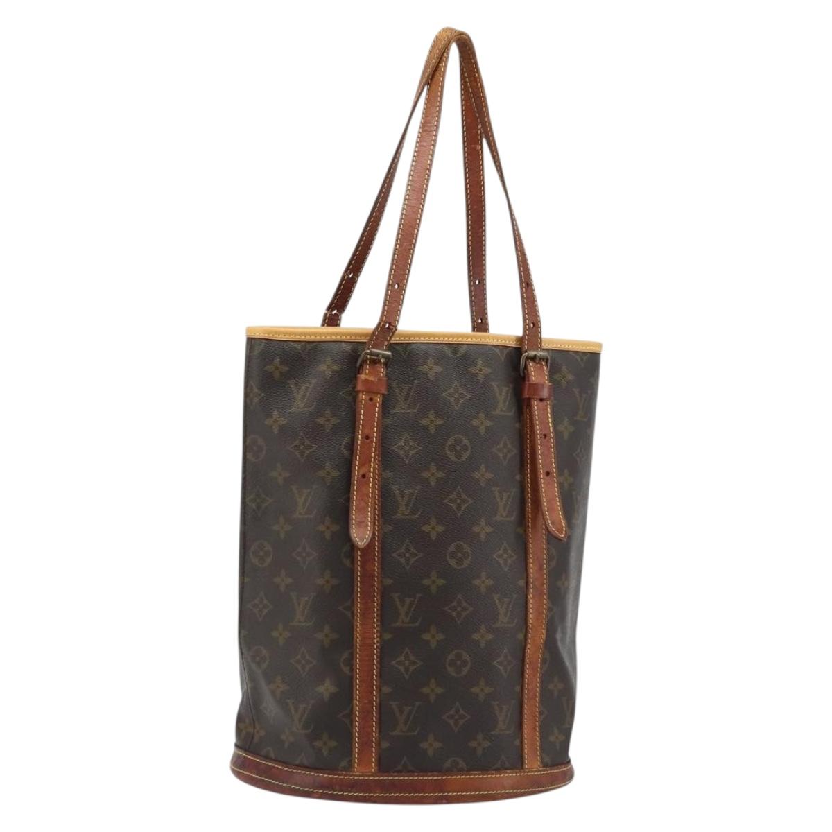 LOUIS VUITTON Monogram Bucket GM Shoulder Bag M42236 LV Auth ARZ772