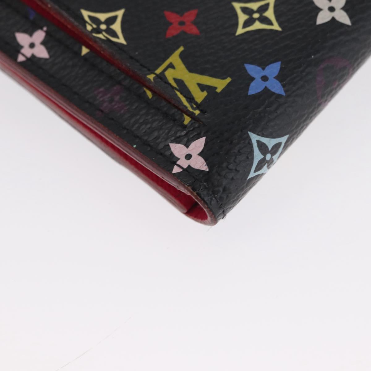 LOUIS VUITTON Monogram Multicolor Portefeuille Eugenie Wallet M93738 Auth ARZ778