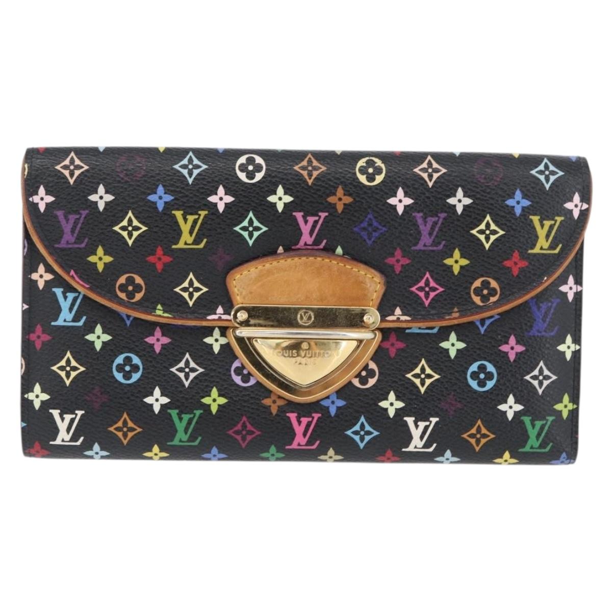 LOUIS VUITTON Monogram Multicolor Portefeuille Eugenie Wallet M93738 Auth ARZ778