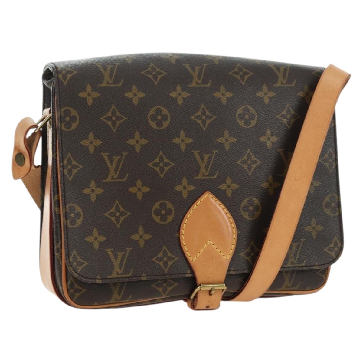 LOUIS VUITTON Monogram Cartouchiere GM Shoulder Bag M51252 LV Auth ARZ793V